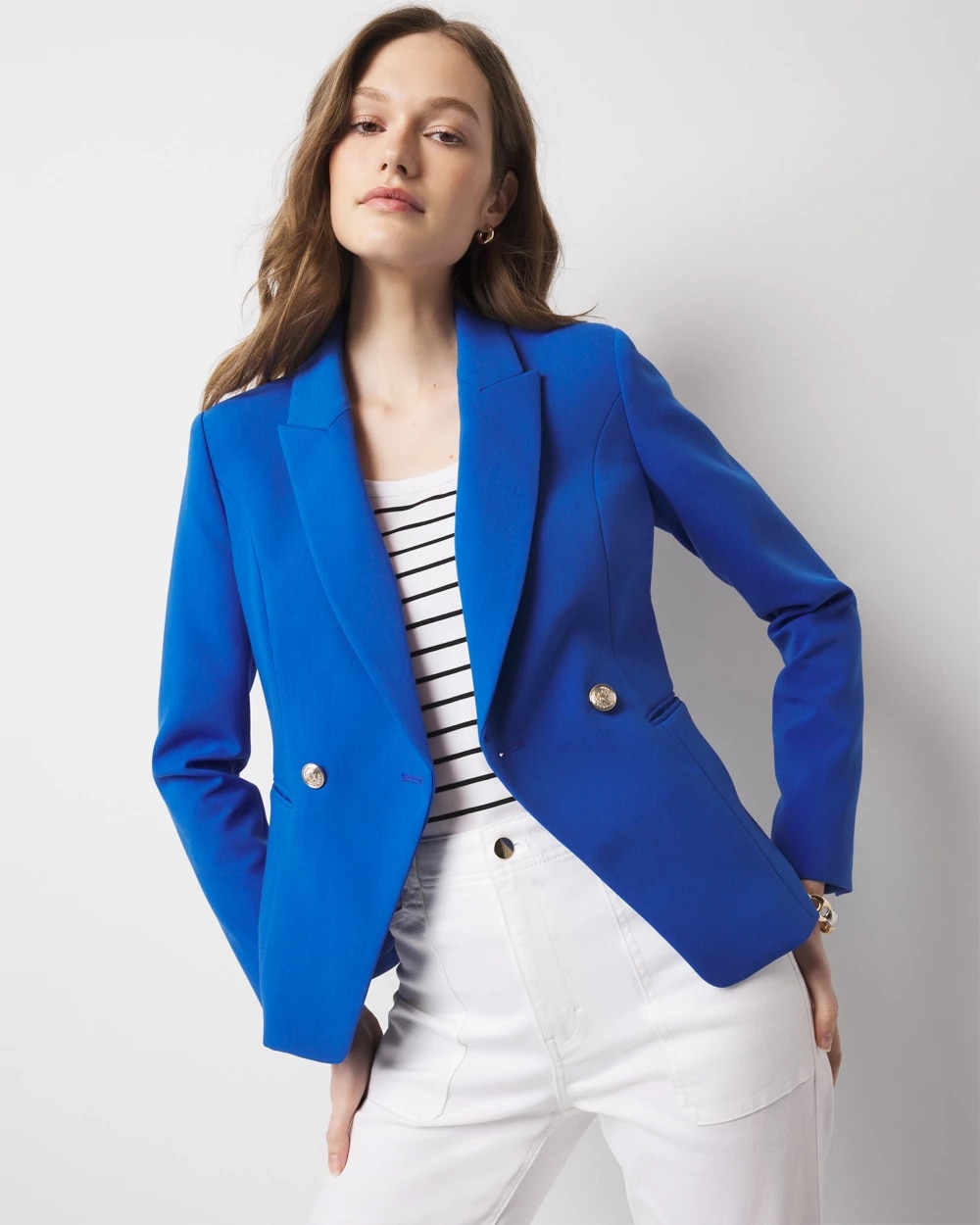 WHBM Two-Button Studio Blazer