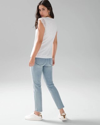 Lace Sleeve Tee