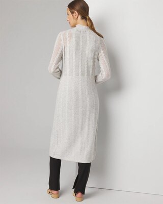 Cable Stitch Duster Sweater