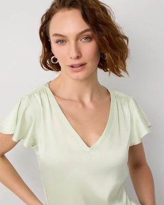 Satin Detail Glamgetter Tee click to view larger image.