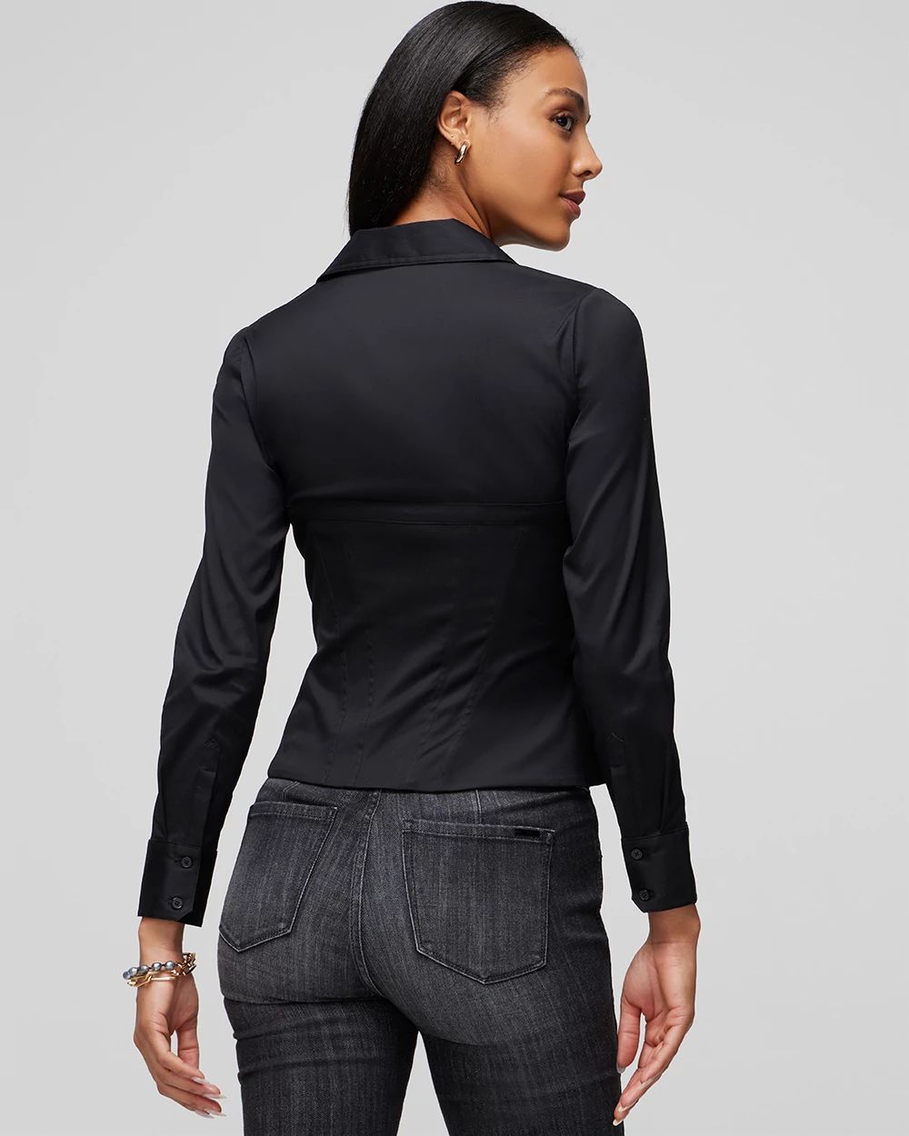 Corset Poplin Shirt
