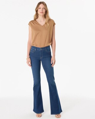 Mid-Rise Flare Ease Jean
