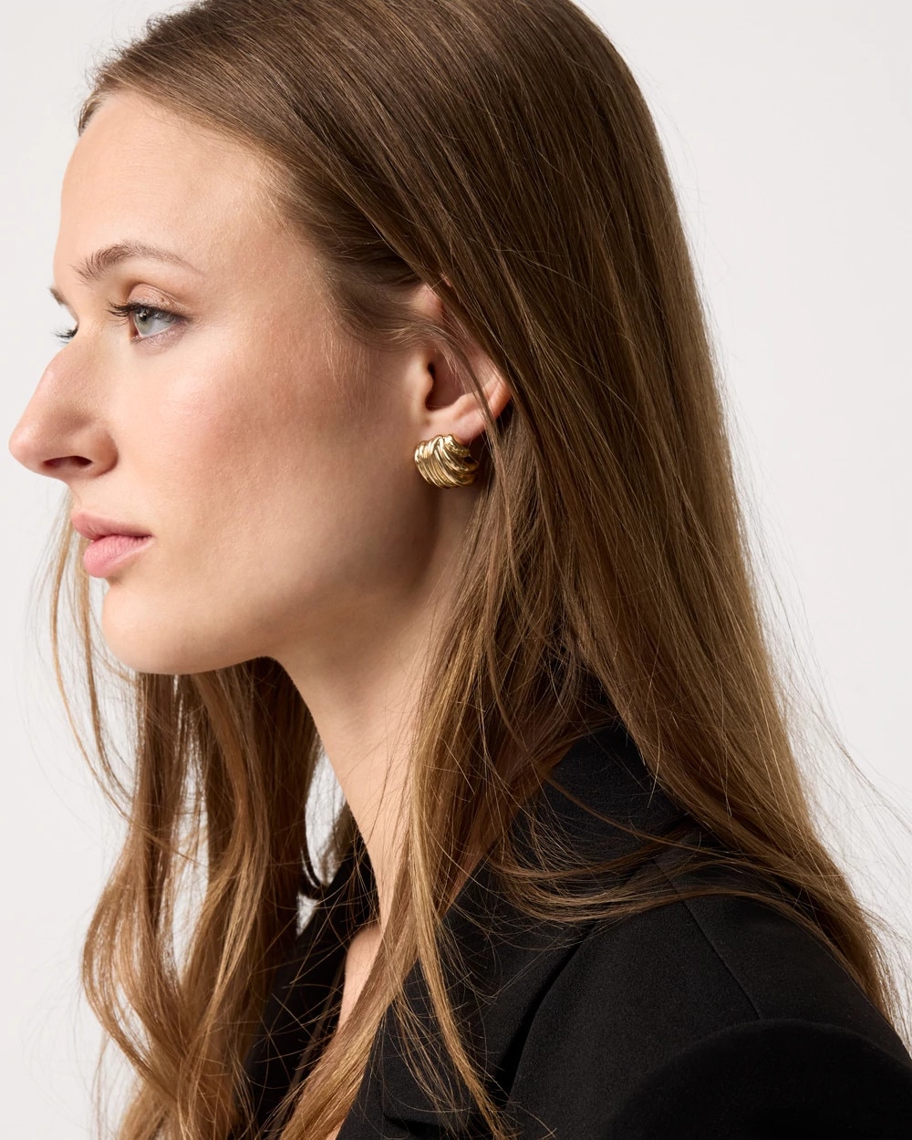 Sculptural Knot Stud Earrings - image 1
