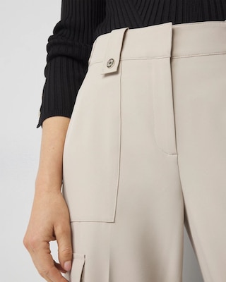 Petite Utility Wide Leg Pants click to view larger image.