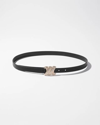 Crystal Buckle Pant Belt click to view larger image.
