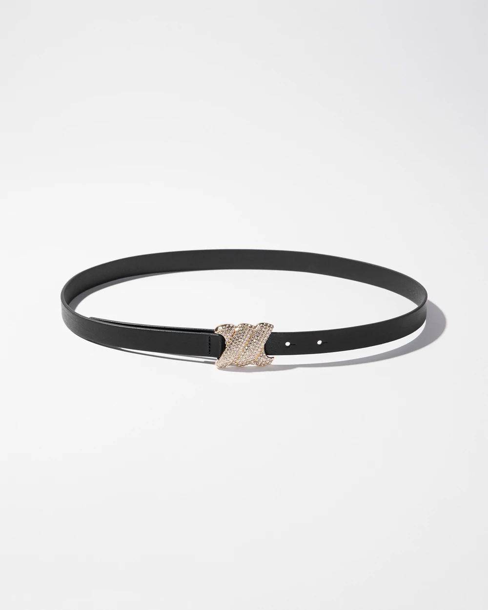 Crystal Buckle Pant Belt