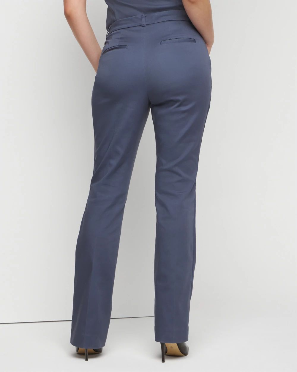 Curvy WHBM® Ines Slim Bootcut Bolina Pant click to view larger image.