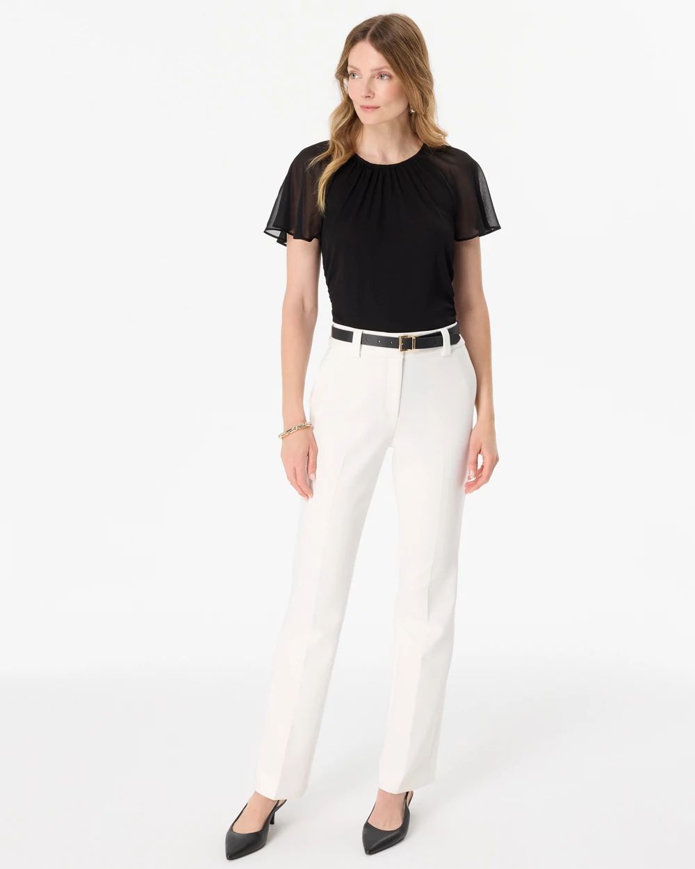 Flutter Sleeve Tee click to view larger image.