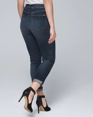 Curvy-Fit Mid-Rise Essential Slim Ankle Jeans click to view larger image.