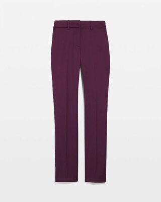 Petite High Rise Satin Straight Pant click to view larger image.