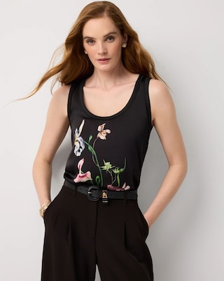 Satin Front Shell Tank