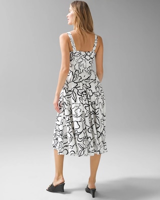 Sleeveless Fit-and-Flare Dress