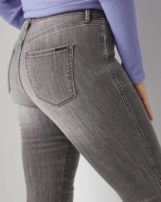 High-Rise Skinny Flare Jeans click to view larger image.