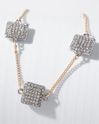 Crystal Gold Chain Bracelet
