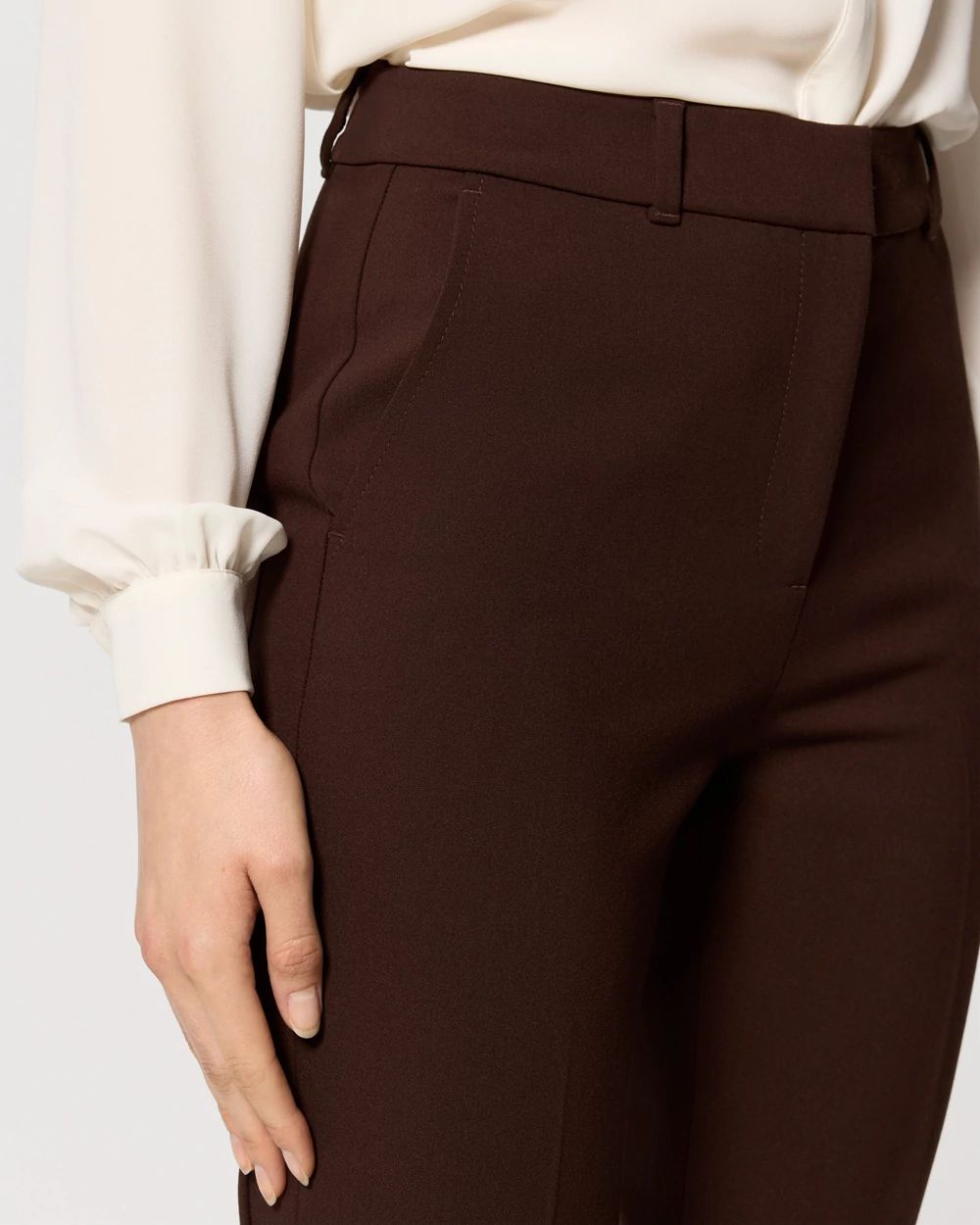 Luxe Stretch High-Rise Elle Slim Ankle Pant click to view larger image.