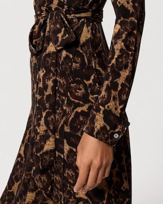 Collared Wrap Dress click to view larger image.