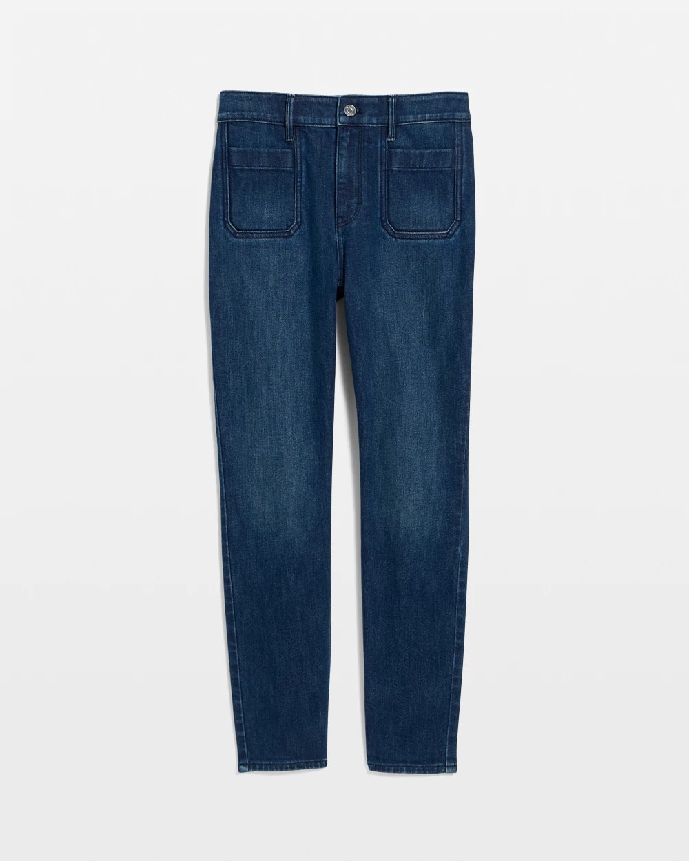 Patch Pocket High Rise Skinny Jean