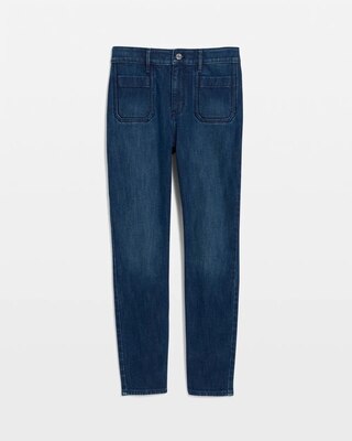 Patch Pocket High Rise Skinny Jean click to view larger image.