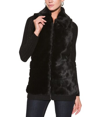 Outlet WHBM Faux-Fur Vest