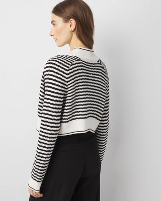 Striped Cocoon Sweater click to view larger image.