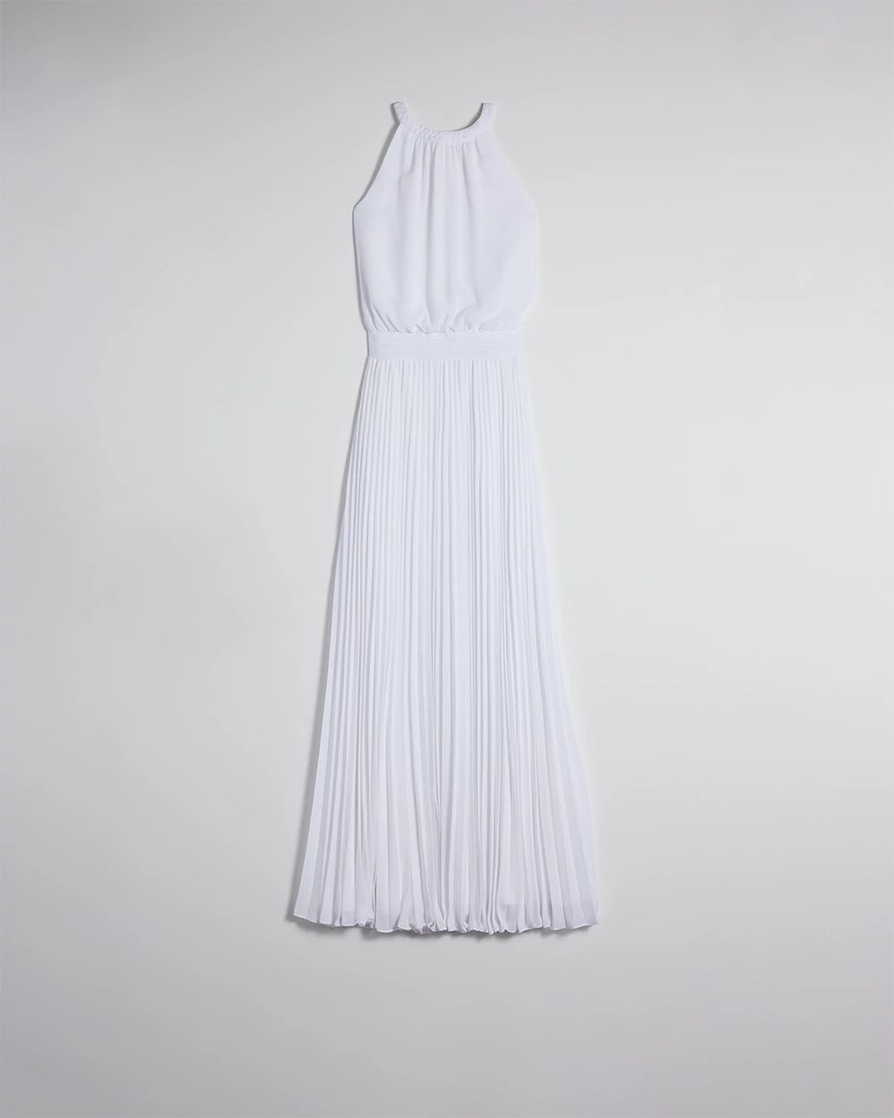 Braided Halter Maxi Dress