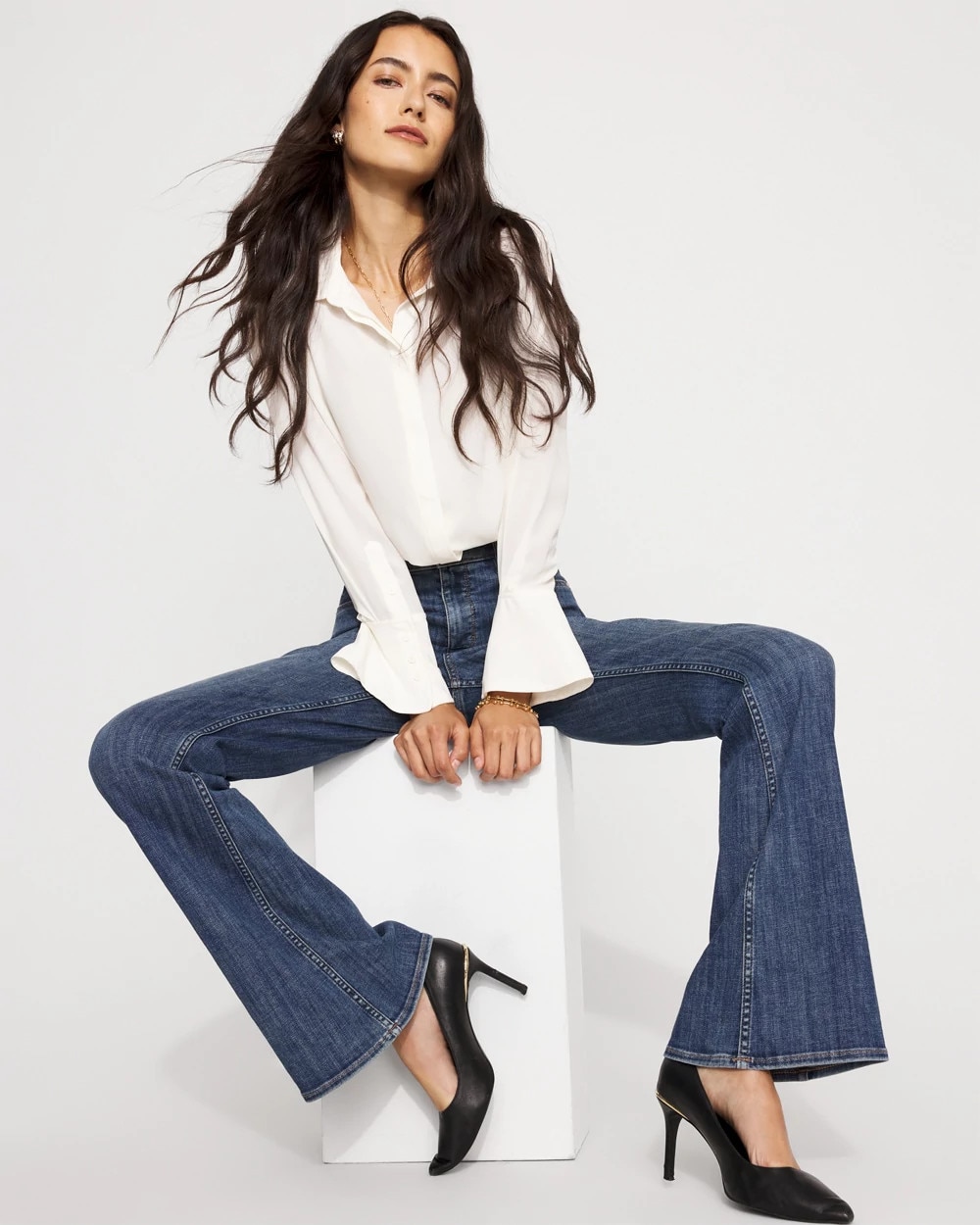 High-Rise Flare Jean