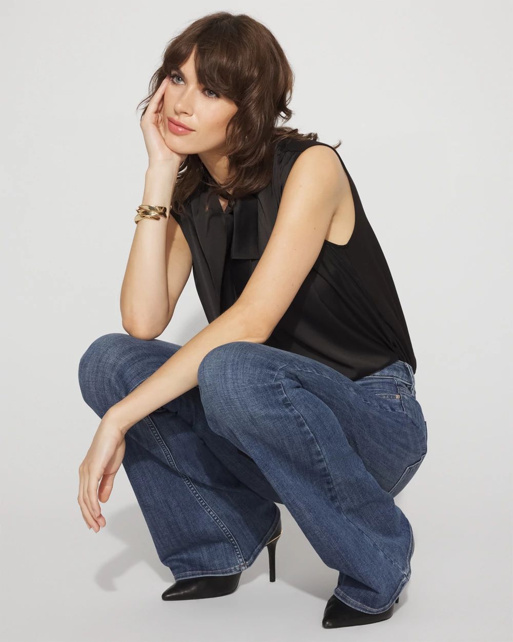 High-Rise Flare Jean