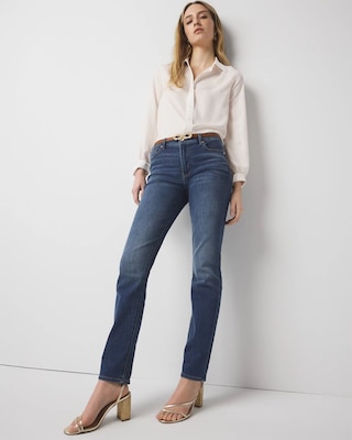 Mid-Rise Slim Jeans click to view larger image.