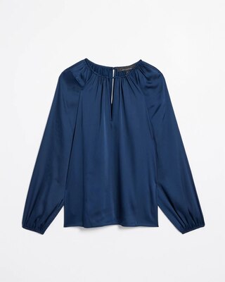 Long Sleeve Cutout Detail Blouse