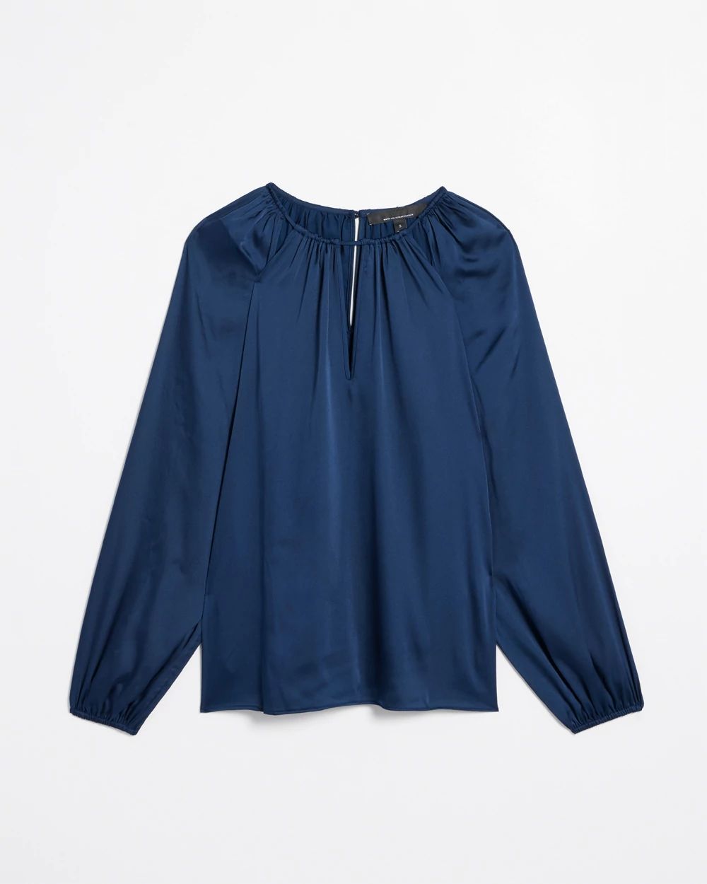 Long Sleeve Cutout Detail Blouse