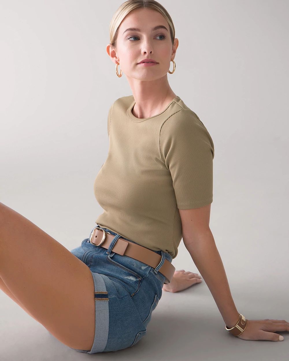 Curvy-Fit High-Rise Sculpt 5-Inch Shorts