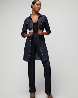 Denim Shacket Dress