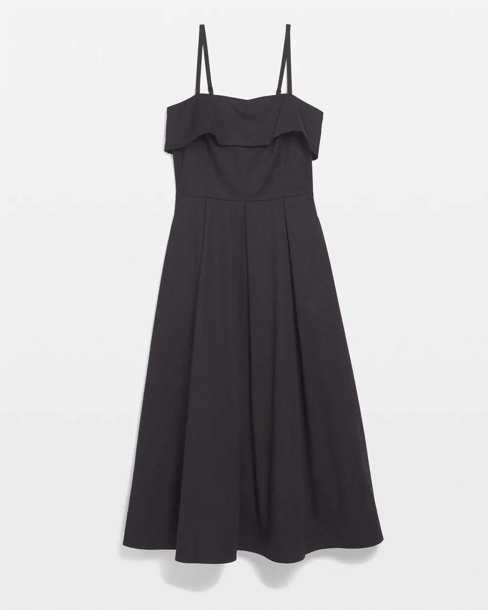 Cotton Poplin Midi Dress