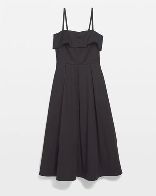 Cotton Poplin Midi Dress click to view larger image.