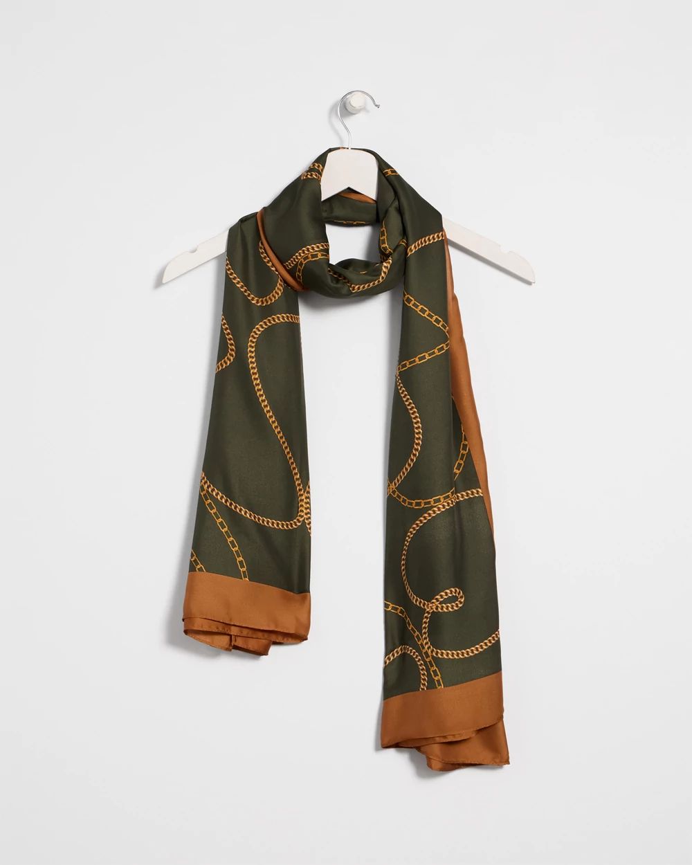 Chain Print Scarf Wrap