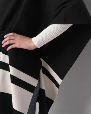 Striped Ruana click to view larger image.