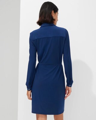 Outlet WHBM Snap Front Shirtdress