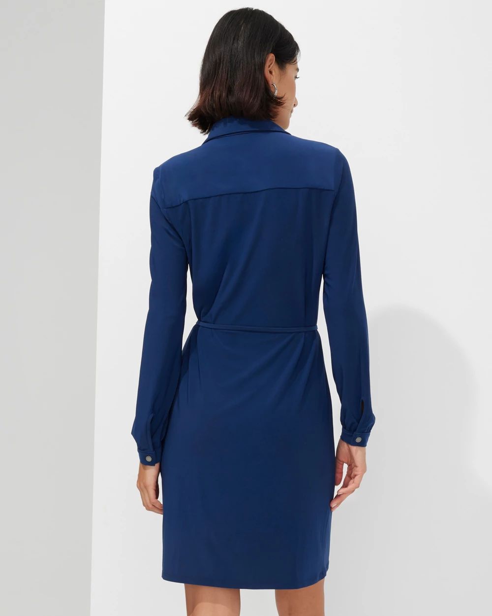 Outlet WHBM Snap Front Shirtdress