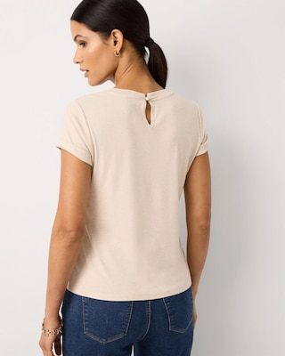 Easy Crewneck Tee click to view larger image.