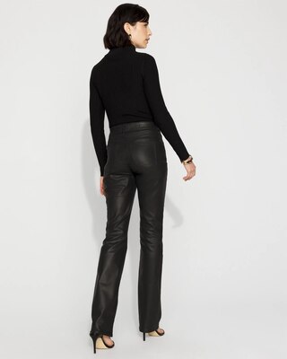 Petite High-Rise Coated Micro Bootcut Jean click to view larger image.
