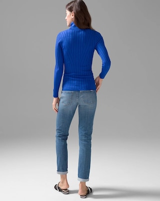 Long Sleeve Ribbed Turtleneck