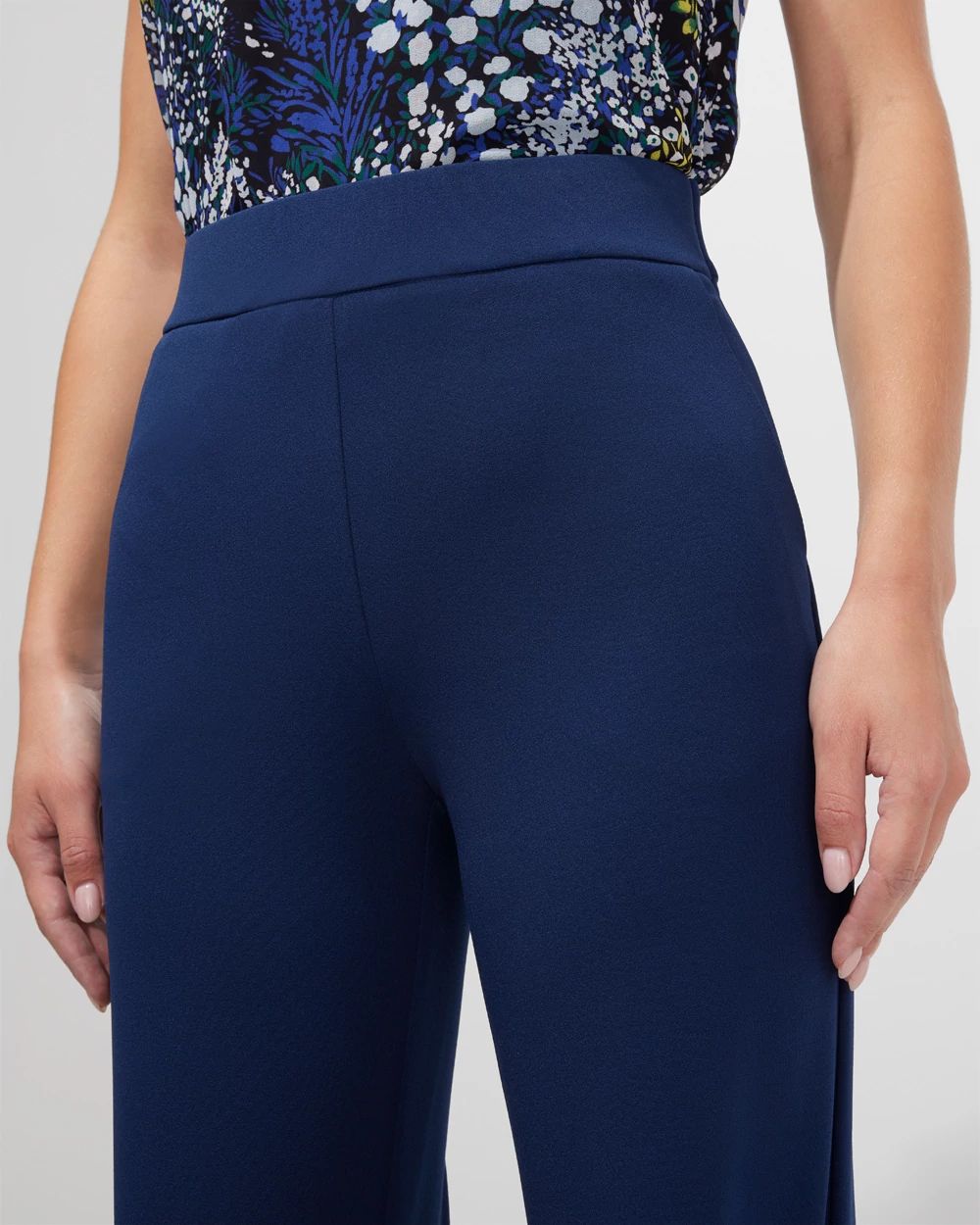 Outlet WHBM Pull-On Wide-Leg Pants click to view larger image.