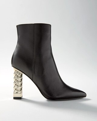 Chain High Heel Bootie