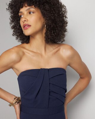 Strapless Draped Jumpsuit click to view larger image.