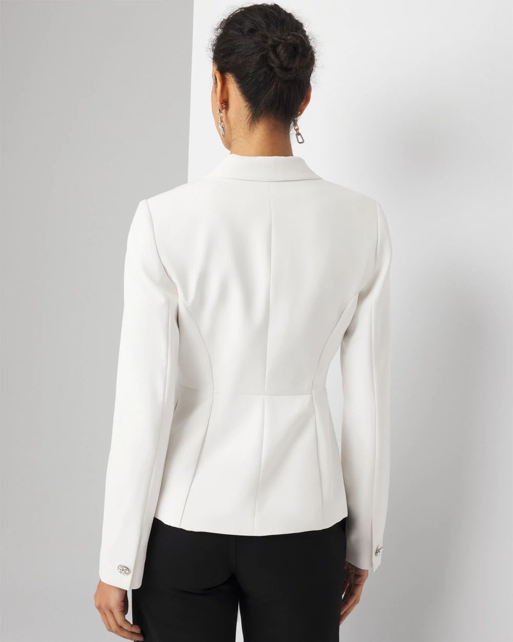 Jeweled Button Blazer click to view larger image.