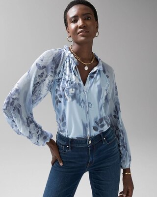 Long-Sleeve Matte Jersey Top