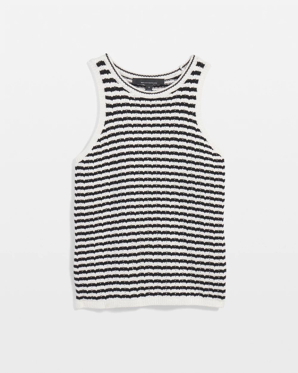 Petite Striped Sweater Tank