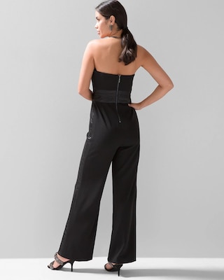 Strapless Tuxedo Jumpsuit click to view larger image.