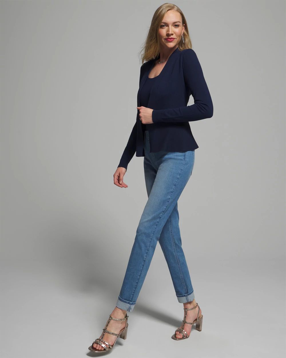 Outlet WHBM Peplum Cardigan