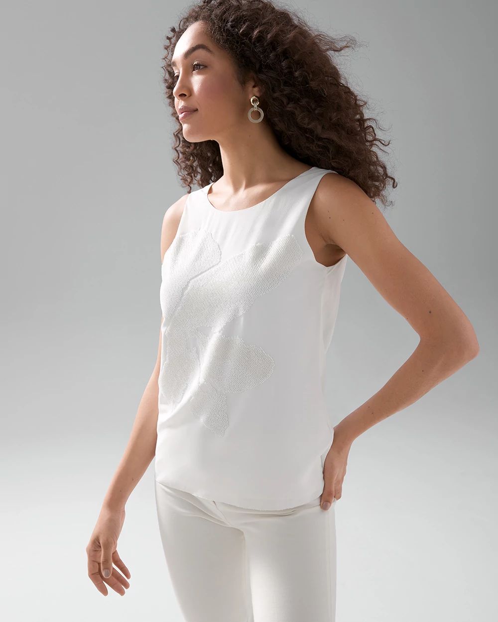 White Beaded Shell